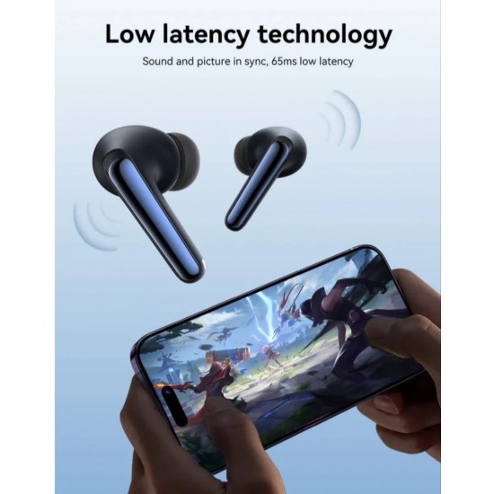 Jr- Fn2 Funpods Anc True Wireless Earbuds – Bluetooth 5.4, Active Noise Cancellation, Dual‑Eq & Transparency Modes, 42H Playtime, 4‑Mic Ai Call Clarity, Fast Usb-C Charging, Ip54 Water‑Resistanth