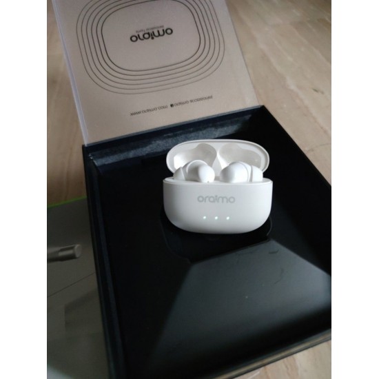 Oraimo Riff Smaller for Comfort True Wireless Earbuds, White + 12 Months Local Warranty
