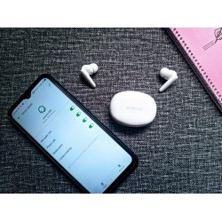 Oraimo Riff Smaller for Comfort True Wireless Earbuds, White + 12 Months Local Warranty Oraimo Riff Smaller for Comfort True Wireless Earbuds, White + 12 Months Local Warranty