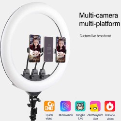 Ring Light 55 Cm with bluetooth remote + Metal Tripod 210 Cm Ring Light 55 Cm with bluetooth remote + Metal Tripod 210 Cm