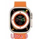 Microwear U9 Ultra Max  Smart Watch Series Ultra 9 Screen 2.2 inch IP68 49mm GPS Track Men Original IWO Smart watch Orange