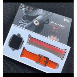 BML Ultra Max smart watch - 2 Strap - Orange