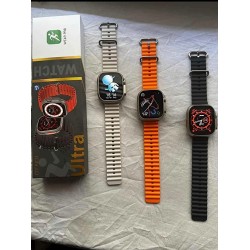 ساعة DT 8 Ultra Plus الترا ( احدث اصدار) بستراب اورانج + ستراب اضافي هدية  ساعة DT 8 Ultra Plus الترا ( احدث اصدار) بستراب اورانج + ستراب اضافي هدية