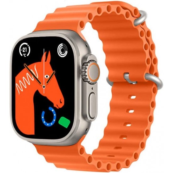 DT Ultra - sport - Smart Watch 2.1-inch TFT - Orange strap