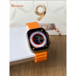Microwear U9 Ultra Max  Smart Watch Series Ultra 9 Screen 2.2 inch IP68 49mm GPS Track Men Original IWO Smart watch Orange