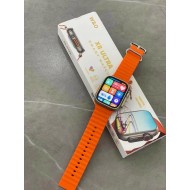 X8 Ultra SmartWatch Series 8 NFC , Bluetooth Call Wireless - Orange Strap  X8 Ultra SmartWatch Series 8 NFC , Bluetooth Call Wireless - Orange Strap