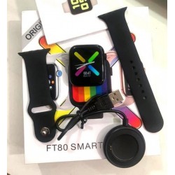 Smart Watch FT 80 compatible with android & IOS - Black  Smart Watch FT 80 compatible with android & IOS - Black