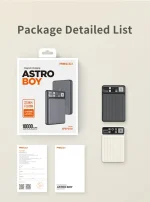 Richie ASTRO BOY Magnetic Power Bank, 10000 mAh - RPB-W18 - White - Image 2