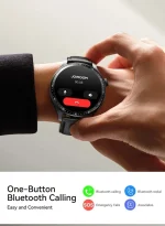 Joyroom JR-FC2 Pro Classic Smartwatch: Bluetooth Calling and Health Tracking - Space Grey - Image 5