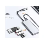 Original Recci RH06 USB Hub 5-in-1 Adapter - Outstanding Speed ​​and Performance - Image 2