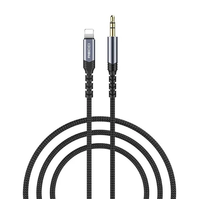 1 (4) Recci كابل صوت RDS-A26 Lightning إلى 3.5mm AUX