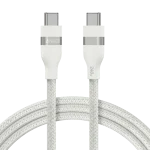 كابل أنكر باورلاين فلو USB-C إلى USB-C بقوة 240 واط بطول 6 قدم (1.8 متر) - أبيض | A82E2H22