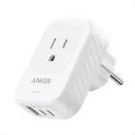 شاحن حائط Anker 521 متعدد المنافذ (5 في 1) أبيض | A92A2321