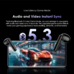 Oraimo FreePods Neo ENC OTW-330S Wireless Earphones - Black - Image 3