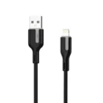 "كابل Choetech USB-A إلى Lightning (1 متر، TPE، أسود) - شحن ومزامنة موثوقة لأجهزة آبل "