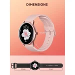 JOYROOM JR-FC1 PRO Smart Watch with 1.32-inch Screen and Bluetooth Calls - Rose Gold - Image 2