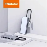 Original Recci RH06 USB Hub 5-in-1 Adapter - Outstanding Speed ​​and Performance - Image 3