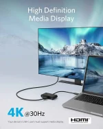 Anker Hub USB-C 3-in-1 - Black | A8339HA1-18-month warranty from the local official agent - Image 6