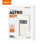باور بانك Recci ASTRO BOY المغناطيسي 10000mAh - طراز RPB-W18-أبيض