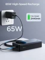 Joyroom JR-PBF04 20000mAh 65W Power Bank - Black - Image 3
