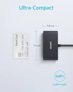 Anker Hub USB-C 3-in-1 - Black | A8339HA1-18-month warranty from the local official agent - Image 5