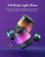 Anker Soundcore Glow Mini Bluetooth Speaker, Black | A3136011-18-month warranty from the local official agent - Image 3