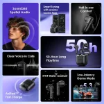 Oraimo FreePods Neo ENC OTW-330S Wireless Earphones - Black - Image 10
