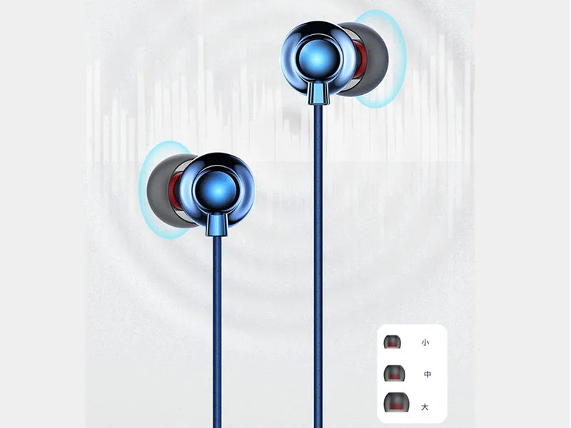 336316 سماعة أذن سلكية Recci Sound Metal REP-L36 بمنفذ Type-C