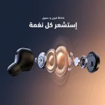 ⁦سماعات أورايمو AirBuds 4 اللاسلكية (OTW-340) مع شاشة LED وتقنية 4-ENC للمكالمات⁩ - الصورة ⁦10⁩