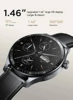 Joyroom JR-FC2 Pro Classic Smartwatch: Bluetooth Calling and Health Tracking - Space Grey - Image 8
