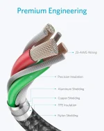A8173 Ultra Durable Nylon Charging Cable-18-month warranty from the local official agent - Image 5