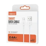 Recci RS06L USB-A to Lightning Cable for Fast Charging and Data Transfer 2.4A, 1m - Image 2