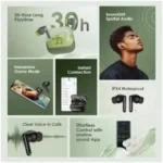 Oraimo SpaceBuds New Premium OTW-323 Wireless Earphones - Immersive Sound for Dynamic Lifestyles (Black) - Image 4