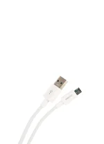 ⁦كابل شحن سريع وناقل بيانات Recci RTC-P05M Micro USB 4.5A بطول 1.5 متر - أبيض⁩ - الصورة ⁦2⁩