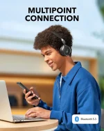 Anker Soundcore H30i Wireless Over-Ear Headphones - Black-18-month warranty from the local official agent - Image 6