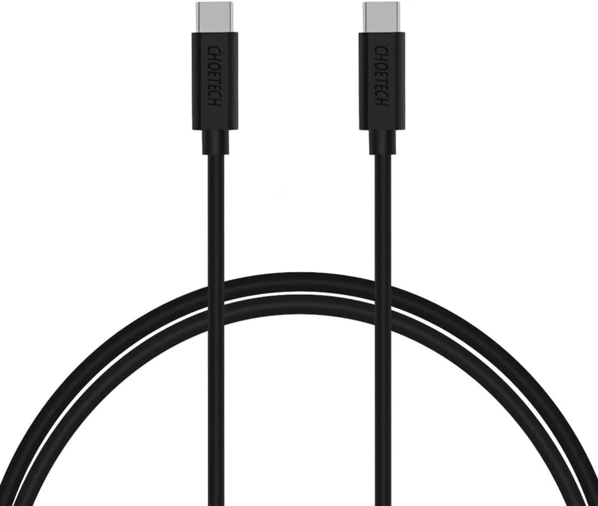 كابل Choelech (أو Cholich) Type-C إلى Type-C من الـ PVC باللون الأسود - توصيل فعال واقتصادي كابل Choelech (أو Cholich) Type-C إلى Type-C من الـ PVC باللون الأسود - توصيل فعال واقتصادي