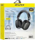 AT9 Professional Gaming Headset - Black - Image 3