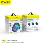 Owei Y525 Portable Wireless Bluetooth Speaker with RGB Lighting - Grey - Image 4