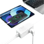 ⁦شاحن GaN بقوة 65 وات RC48U للابتوب والموبايلات من ريتشي - أبيض⁩ - الصورة ⁦5⁩