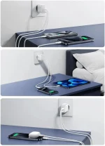Joyroom JR-TCF12 20W Dual-Port USB-C Charger - White - Image 6