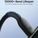 ⁦كابل شحن سريع ونقل بيانات للسيارة Joyroom SA38-CC3 من Type-C إلى Type-C بقوة 60 وات، 1 متر⁩ - الصورة ⁦3⁩