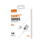 ⁦كابل Recci RS11L USB-A إلى Lightning للشحن السريع 2.4 أمبير - 1 متر⁩ - الصورة ⁦2⁩