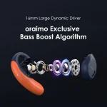 Oraimo OpenPods Wireless Earphones with 4 ENC Microphones - Image 4