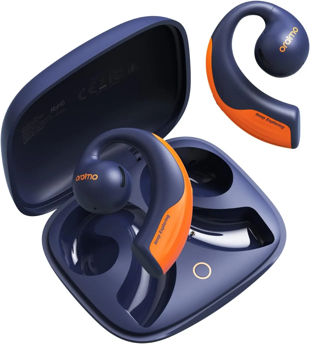 61OGsEN4TJL._AC_SL1500 سماعات أذن لاسلكية Oraimo OpenPods مفتوحة مع 4 ميكروفونات ENC