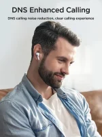 ⁦سماعة أذن بلوتوث لاسلكية Joyroom JR-T03S Pro Max برقاقة ثنائية النواة⁩ - الصورة ⁦8⁩