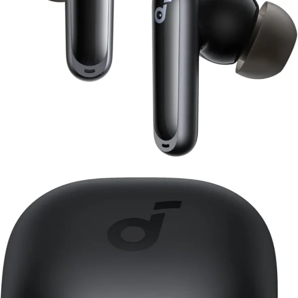 سماعات أذن Anker Soundcore P40i اللاسلكية: إلغاء ضوضاء تكيفي، صوت باص عميق، 60 ساعة تشغيل، وحافظة 2 في 1