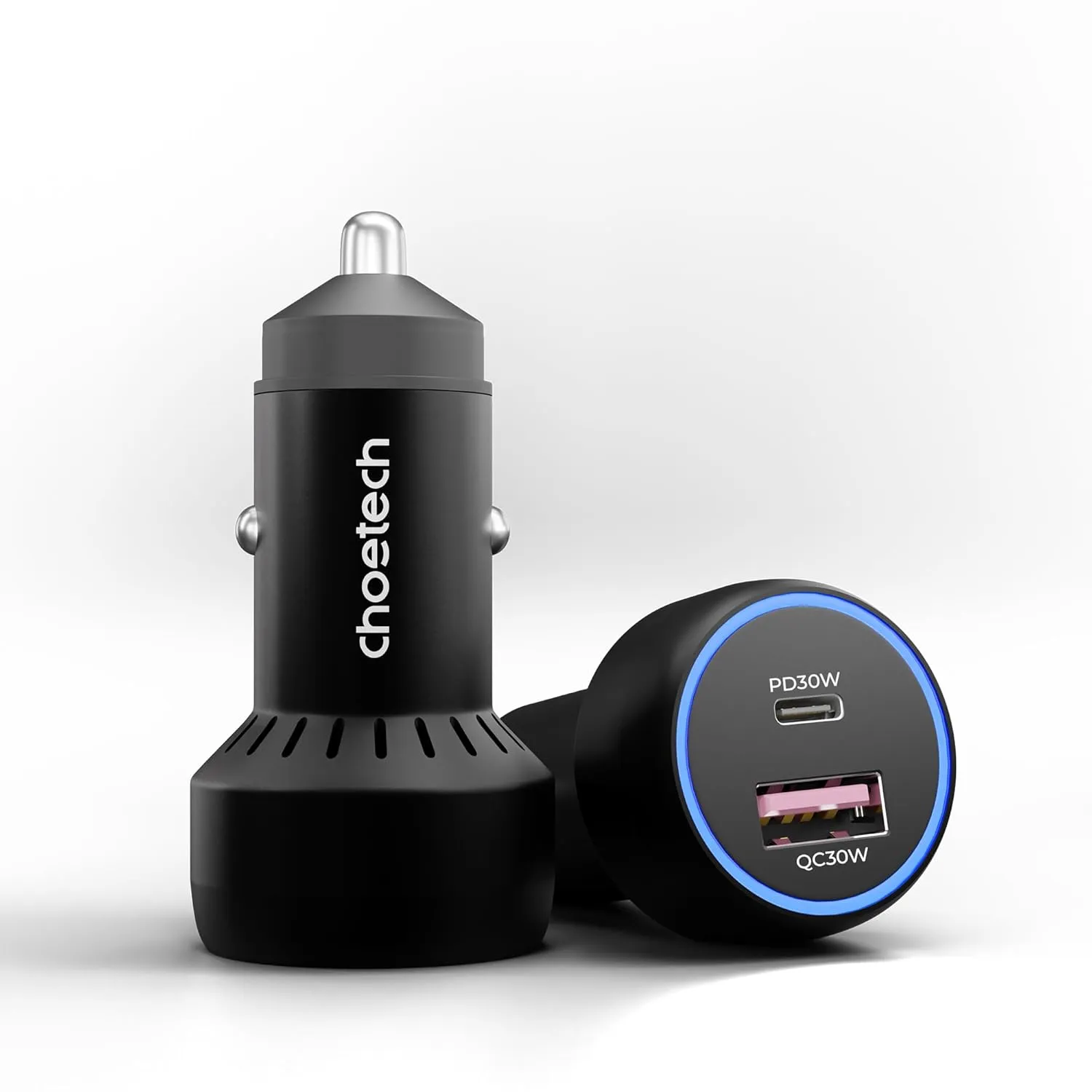 60W Dual USB-C+ USB-A Fast Car Charger 60W Dual USB-C+ USB-A Fast Car Charger
