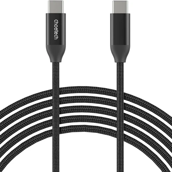 "كابل USB-C إلى USB-C بطول 2 متر - اتصال شامل وطاقة سريعة "