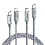 كابل Choetech PD100W USB-C إلى USB-C بطول 1.8 متر - سرعة شحن ومتانة