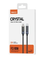 Recci Crystal Dual Type-C PD 100W Cable 1.2m - Image 2